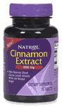 NATROL: Cinnamon Extract 500mg 80 tabs
