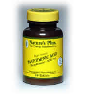 PANTOTHENIC ACID 500 MG 90 90 ct from Natures Plus