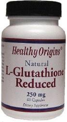 HEALTHY ORIGINS: L-Glutathione (Natural) 250mg 60 Capsules
