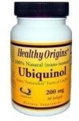 HEALTHY ORIGINS: Ubiquinol 200mg Soy Free Non-GMO 30 softgel