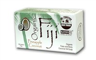 ORGANIC FIJI: Organic Pineapple Coconut Soap Bar 240 gm