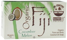 ORGANIC FIJI: Organic Cucumber Melon Soap Bar 240 gm