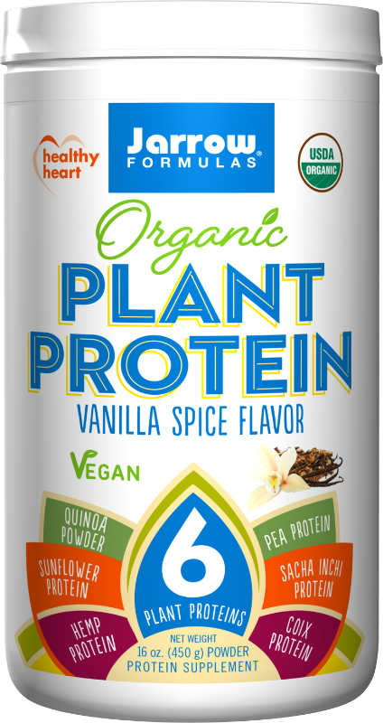 Jarrow: Organic Plant Protein Vanilla Spice 16 oz
