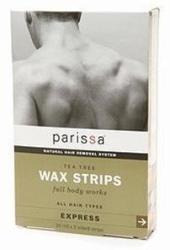 PARISSA LABORATORIES: Mens Wax Strips Tea Tree 20 ct