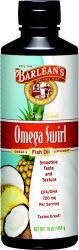 BARLEANS ESSENTIAL OILS: Pina Colada Fish Oil Swirl 8 fl oz
