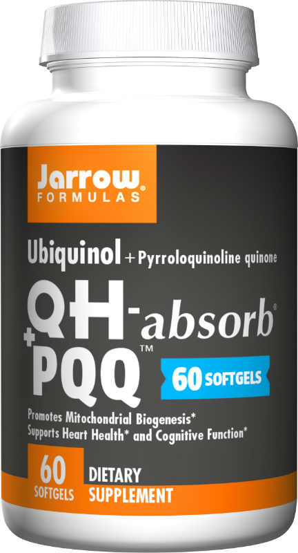 Jarrow: QH Plus PQQ (ubiquinol Plus pyrroloquinoline quinone) 60 softgels