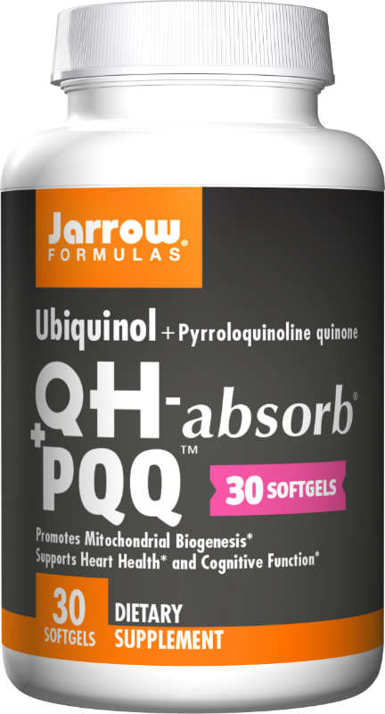 Jarrow: QH Plus PQQ (ubiquinol Plus pyrroloquinoline quinone) 30 SFTGELS