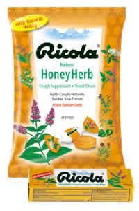 RICOLA: Cough Drops Echinacea Honey Herb 3 oz bag