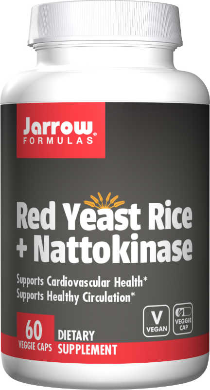 Jarrow: Red Yeast Rice Plus Nattokinase 60 CAPS