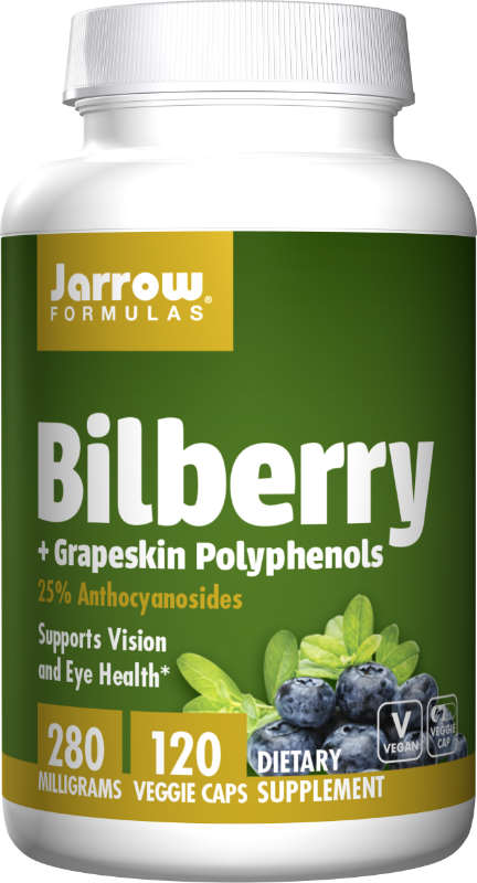 JARROW: Bilberry Plus Grapeskin Polyphenols 280 MG 120 CAPS
