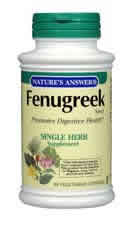 NATURE'S ANSWER: Fenugreek Seed 90 caps