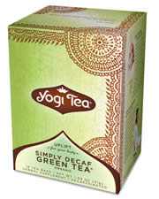 YOGI TEAS/GOLDEN TEMPLE TEA CO: Simply Green Decaf 16 bags