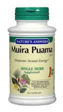 NATURE'S ANSWER: Muira-Puama Bark 90 caps