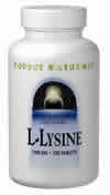 SOURCE Naturals - L-lysine 500 mg 100 caps