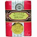 Bee and flower soap: Bar Soap Rose 2.65 oz