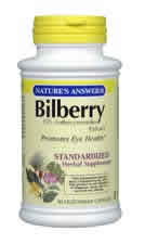NATURE'S ANSWER: Bilberry Standardized 90 vegicaps