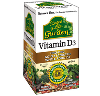 Natures Plus: Source of Life Garden™ Garden Vitamin D3 5000 IU Vcaps™ 60 Vcaps