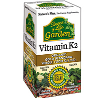 Natures Plus: Source of Life Garden™ Vitamin K2 120 mcg Vcaps™ 60 VCaps