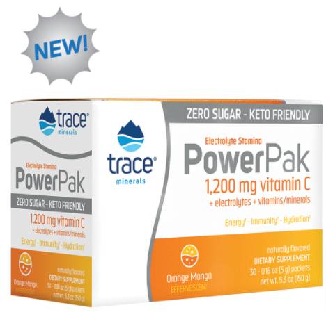 Electrolyte Stamina Power Pak Sugar Free Orange Flav 30 paks from Trace Minerals Research