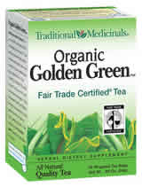 TRADITIONAL MEDICINALS TEAS: Golden Green Tea 16 bags