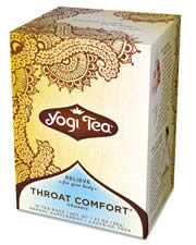 YOGI TEAS/GOLDEN TEMPLE TEA CO: Throat Comfort Tea 16 bags