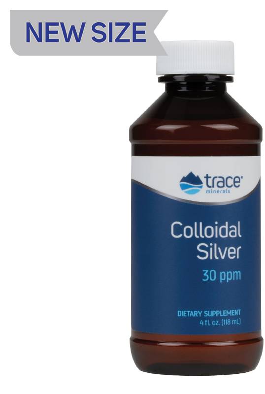Trace Minerals Research: Colloidal Silver 30ppm 4oz