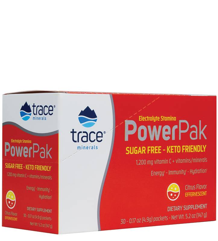 Electrolyte Stamina Power Pak Sugar Free 30 Pak from Trace Minerals Research