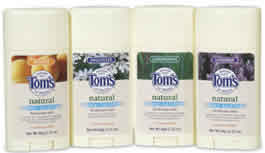 TOM'S OF MAINE: Deodorant Stick Long Lasting Lemongrass 2.25 oz