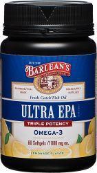 BARLEANS ESSENTIAL OILS: Ultra EPA Fish Oil 60 Softgels