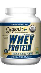 JARROW: Organic Whey Protein Vanilla 1 LB