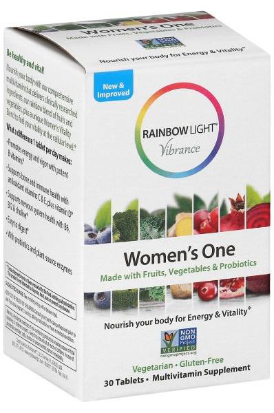 RAINBOW LIGHT: Vibrance Womens One NonGMO 30 TABLET