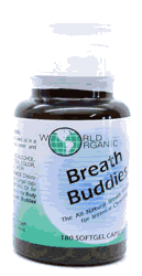 WORLD ORGANICS: Breath Buddies 180 softgels