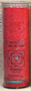 ALOHA BAY: Candle Chakra Pillar Money Red 1 ct