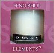 ALOHA BAY: Candle Feng Shui Gift Box Metal Ivory 2.5 oz