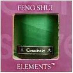 ALOHA BAY: Candle Feng Shui Gift Box Wood Green 2.5 oz