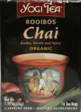 YOGI TEAS/GOLDEN TEMPLE TEA CO: Rooibos Chai Tea 16 bags