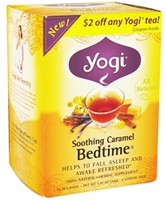 YOGI TEAS/GOLDEN TEMPLE TEA CO: Soothing Caramel Bedtime 16 bag