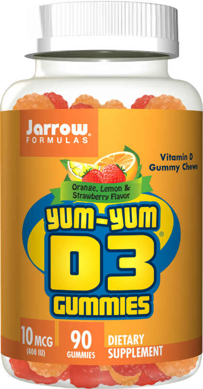 JARROW: Yum-Yum D3 Gummies 400 IU/CHEW 90 CHEWS