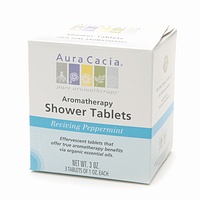 AURA CACIA: Reviving Peppermint Shower Tablets 3 pak