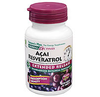 Natures Plus: Acai and Resveratrol 30 Tabs