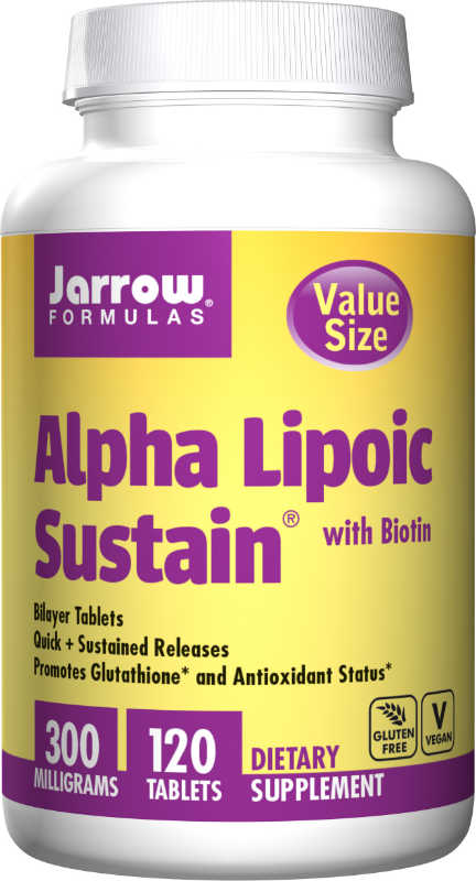 JARROW: Alpha Lipoic Sustain - Value Size 300 MG 120 TABS