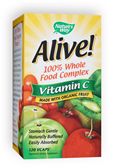 Alive Organic Vitamin C, 120 vegicaps