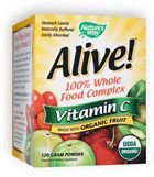 Alive Organic Vitamin C Powder, 120 gm