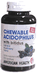 AMERICAN HEALTH: Acidophilus Chewable Blueberry 120 tabs