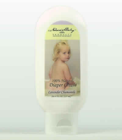 NATURES BABY PRODUCTS: All Natural Diaper Cream Lavender Chamomile 4 oz