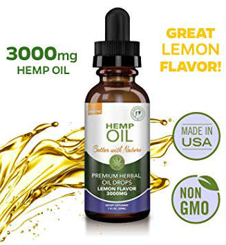 CBD Oil 3000Mg Lemon