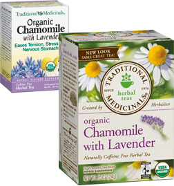 TRADITIONAL MEDICINALS TEAS: Organic Chamomile With Lavender Tea 16 bags