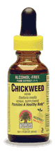 NATURE'S ANSWER: Chickweed Alcohol Free Extract 1 fl oz