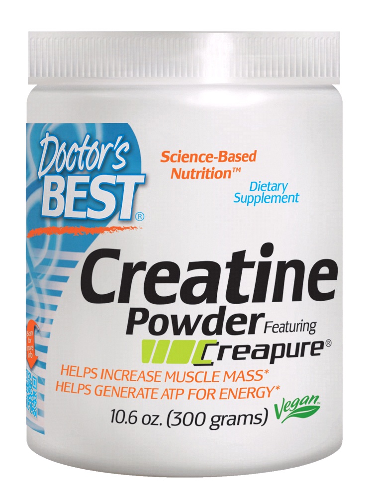 Doctors Best: Creatine Powder Featuring Creapure 300 Grams