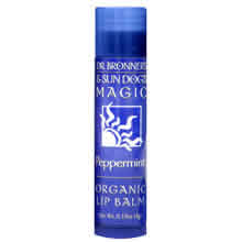 DR. BRONNER'S MAGIC SOAPS: Sun Dog's Organic Lip Balm Peppermint .15 oz